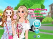 Kreacje z pysznymi lodami