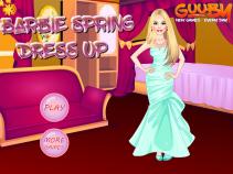 Wiosenne suknie Barbie