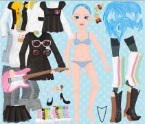 Niebieskowłosa gwiazda