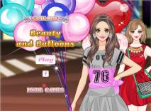 Dziewczyna i baloniki