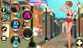 Stylowa wakacyjna dziewczyna