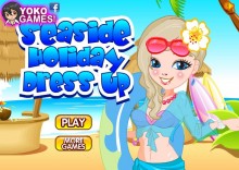 Wczasy na długiej plaży