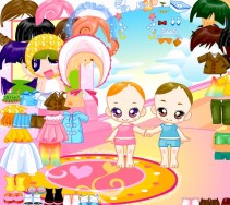 Dziewczynka i chłopczyk