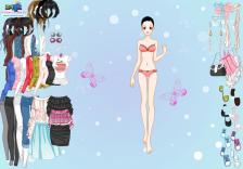 Salutująca dziewczyna