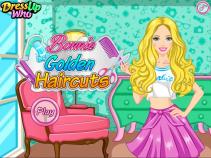 Złote włosy Barbie