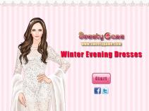 Zimowa suknia wieczorowa