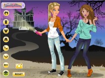 Przerażona koleżanka