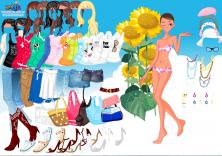 Dziewczyna w słonecznikach