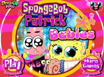 Mały SpongeBob i Patryk