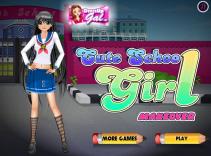 Słodki szkolny mundurek