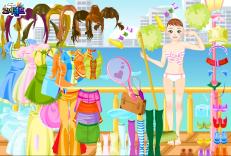 Sprzątaczka na molo