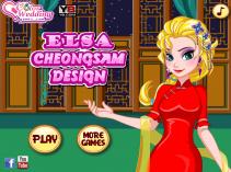 Elsa i chińskie Qipao