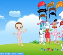 Ubierz malutką dziewczynkę