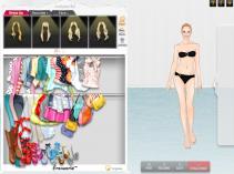 Blondynka na jasnokolorowo