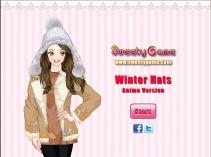 Zimowe czapki - Anime