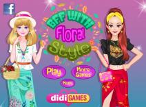 Przyjaciółki w kwiatach