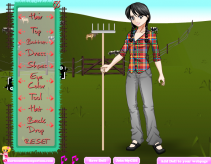 Piękna dziewczyna ze wsi