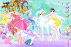 Dziewczyna i jenorożec