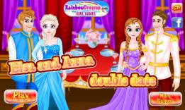 Elsa i Anna - Podwójna randka