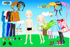 Dress boy and girl
