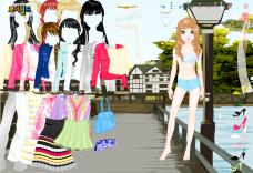 Nastolatka na mostku