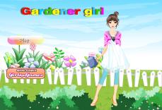 Śliczna ogrodniczka