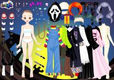 Halloweenowa dziewczynka