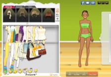 Ciemnoskóra w żóltym