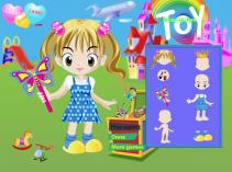 Dziewczynka w krainie zabawek