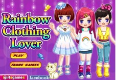 Tęczowa dziewczynka