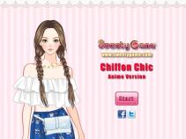 Piękność w szyfonie