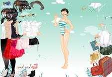 Długa spódnica style