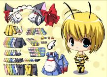 Dziewczyna pszczółka