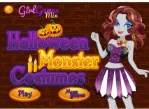 W stroju Monster High na Halloween