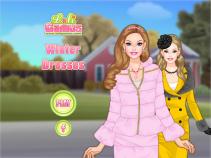 Zimowe ciuszki Barbie