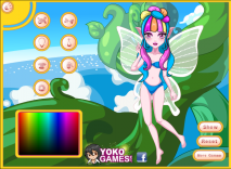 Wróżka wśród kwiatów