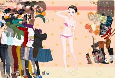 Salutująca nastolatka