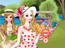 Piknik z przyjaciółką