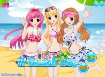 Ślicznotki na plaży