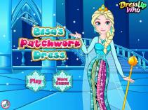 Elsa - Sukienka patchwork