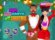 Kim i Kayne na święta