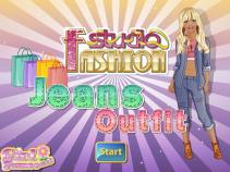 Fashion Studio - Dżinsowy komplet