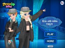 Elsa i Anna jako raperki