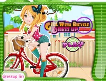 Dziewczyna na rowerze