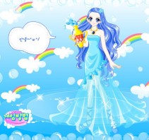 Niebieskowłosa księżniczka