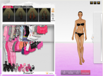 Z przewagą różowego