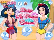 Strój kąpielowy księżniczki