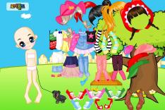 Dress up small girls