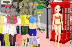 Dziewczyna przy telefonie