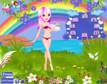 Wróżka w kolorach tęczy